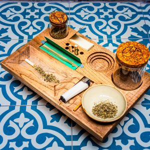 Baustelle│Fully Equipped Handmade Rolling Table│Magnetic Organization System